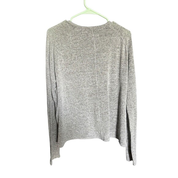 Rag & Bone Shirt Top Size M Womens Tee Gray Long Sleeve Pullover Classic Cozy - Picture 2 of 6